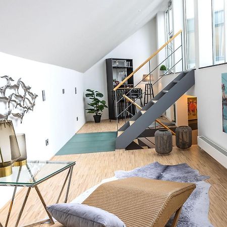 Luxus Wellness Loft - 245qm - Designwohnen im Zentrum Gütersloh Exterior foto