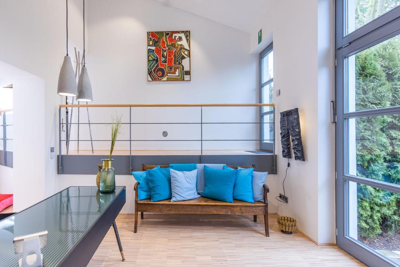 Luxus Wellness Loft - 245qm - Designwohnen im Zentrum Gütersloh Exterior foto