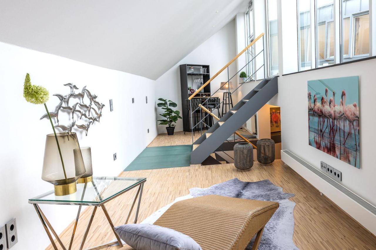 Luxus Wellness Loft - 245qm - Designwohnen im Zentrum Gütersloh Exterior foto